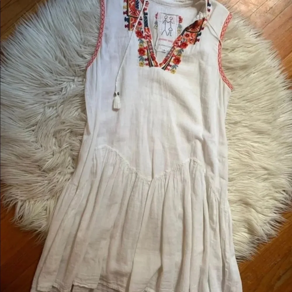 Johnny Was Embroidered Summer Dress